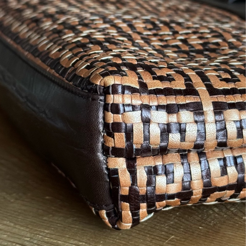 Givenchy紀梵希 皮革編織手提包-8