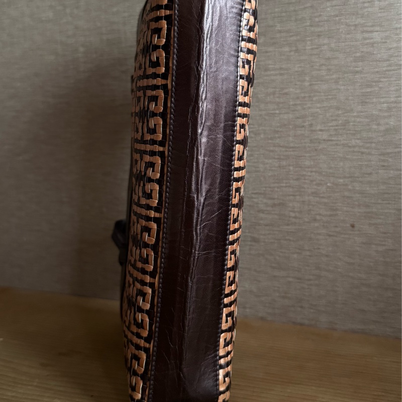 Givenchy紀梵希 皮革編織手提包-12