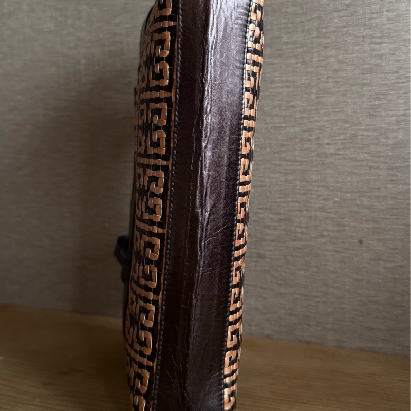 Givenchy紀梵希 皮革編織手提包-18