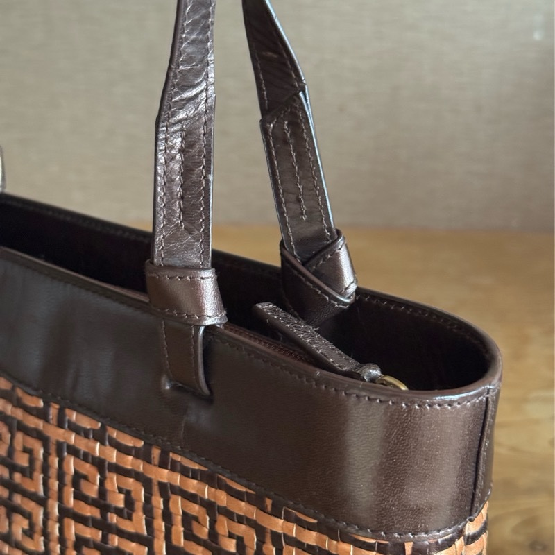 Givenchy紀梵希 皮革編織手提包-19