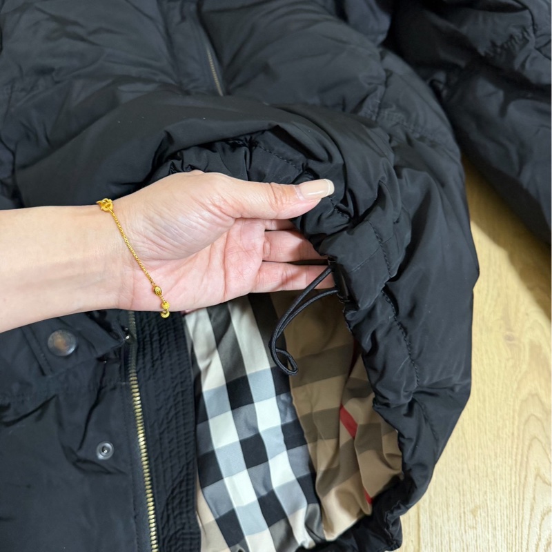BURBERRY 黑色 立領 夾克 羽絨外套 防風外套-6
