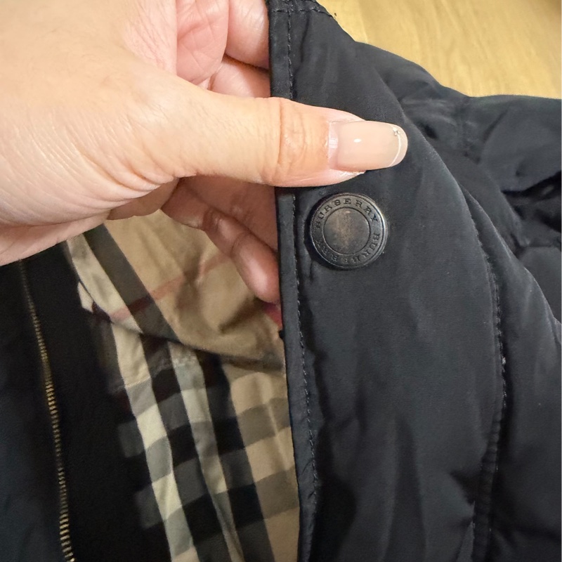 BURBERRY 黑色 立領 夾克 羽絨外套 防風外套-9