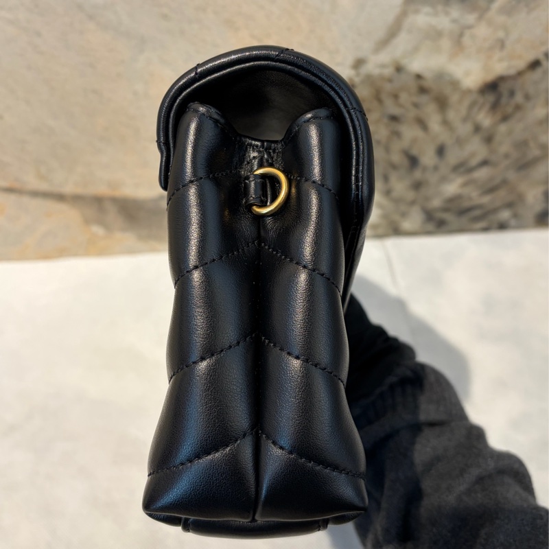 YSL 黑金牛皮LOULOU-TOY-3