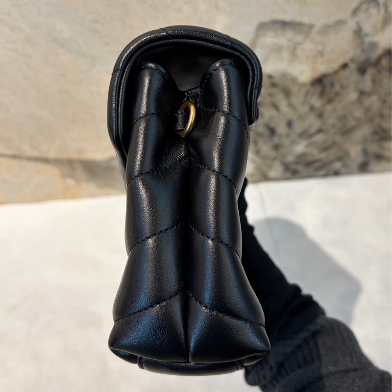 YSL 黑金牛皮LOULOU-TOY-4