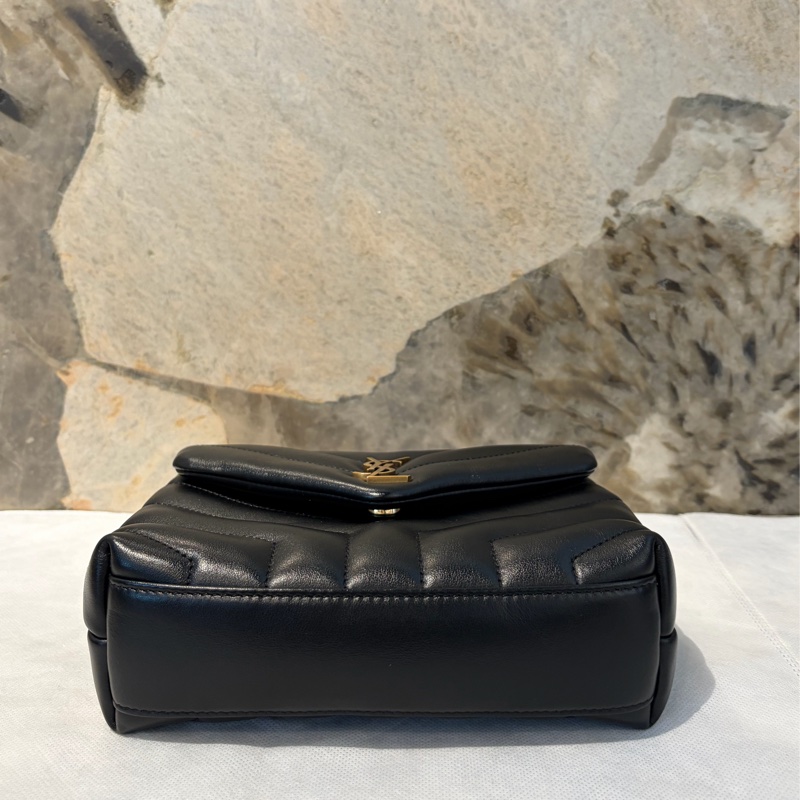 YSL 黑金牛皮LOULOU-TOY-5