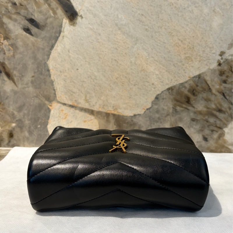 YSL 黑金牛皮LOULOU-TOY-6