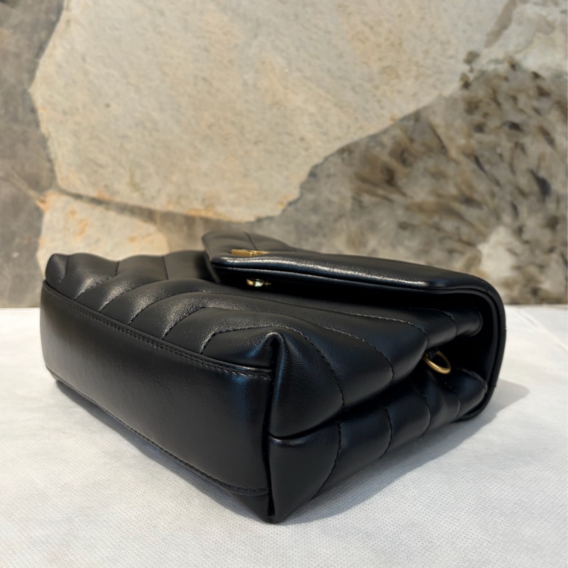 YSL 黑金牛皮LOULOU-TOY-7