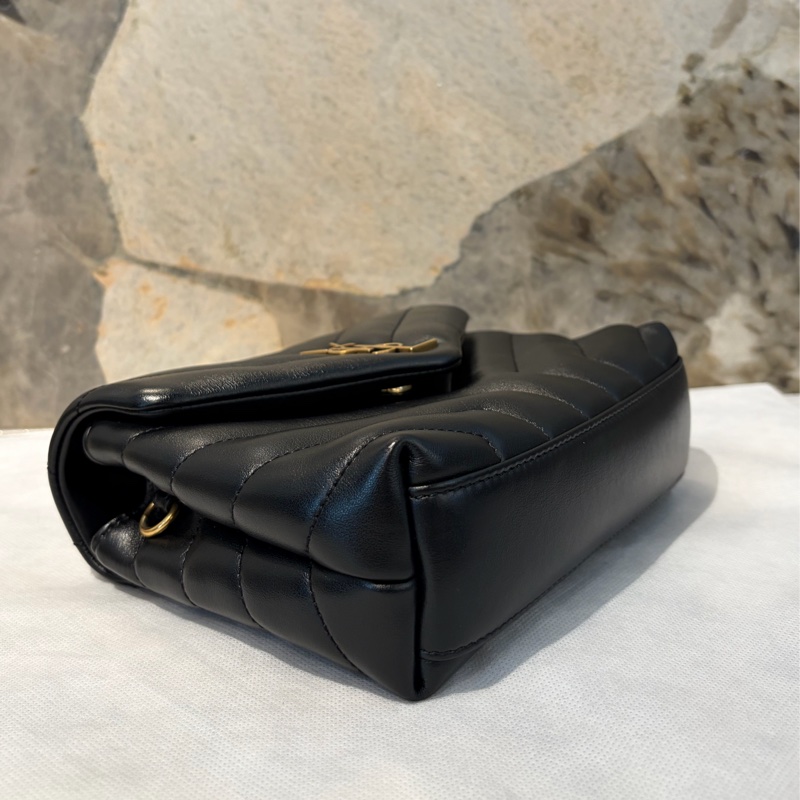 YSL 黑金牛皮LOULOU-TOY-8