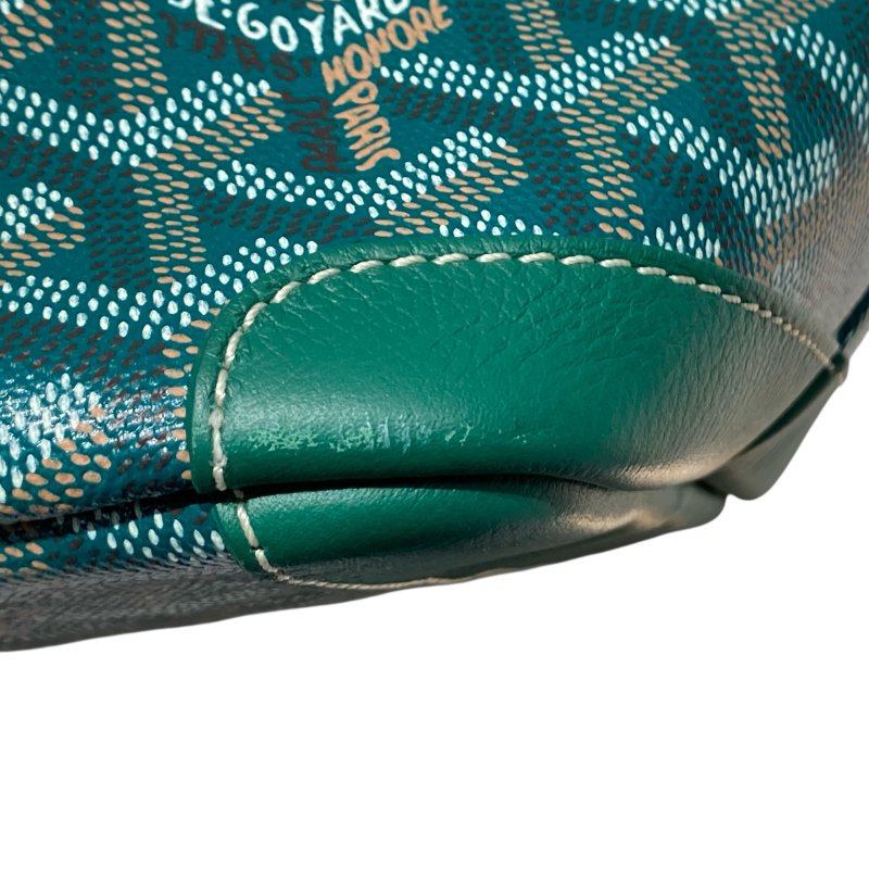 GOYARD 戈雅 ARTOIS PM PVC帆布 托特包 綠色老花 客製包-7