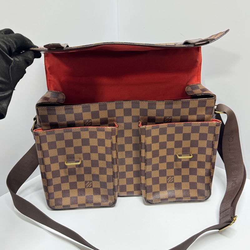 【極新🎁】 LV Damier 棋盤格 郭富城包 郵差包 （專櫃11.7萬）-18