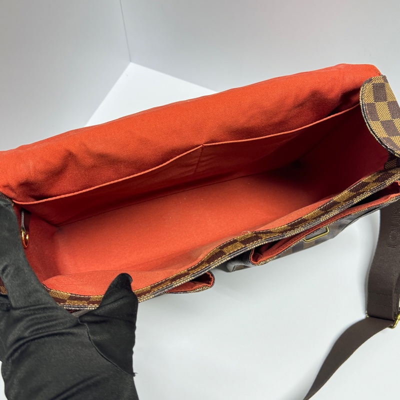 【極新🎁】 LV Damier 棋盤格 郭富城包 郵差包 （專櫃11.7萬）-21