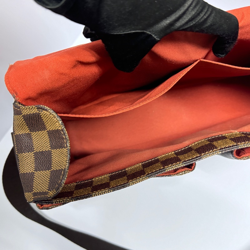 【極新🎁】 LV Damier 棋盤格 郭富城包 郵差包 （專櫃11.7萬）-22