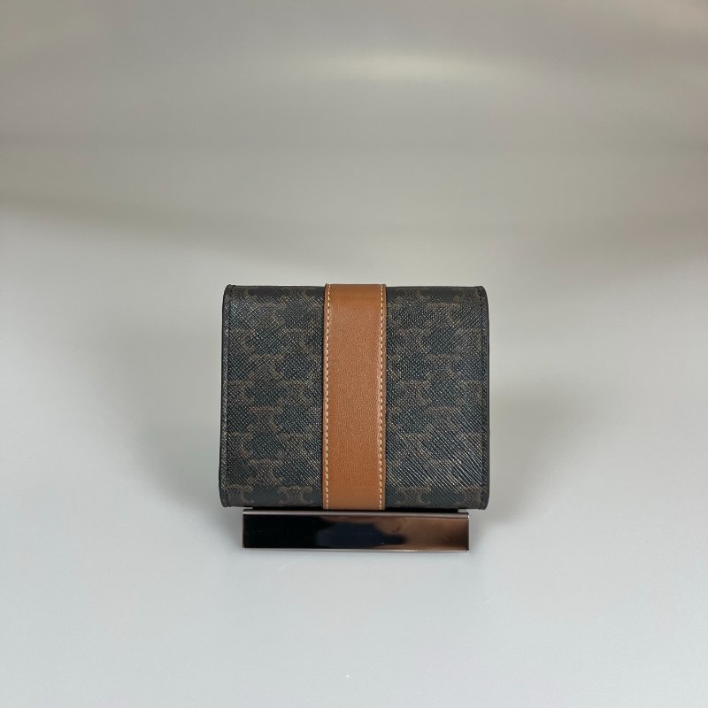 CELINE 老花三折短夾-1