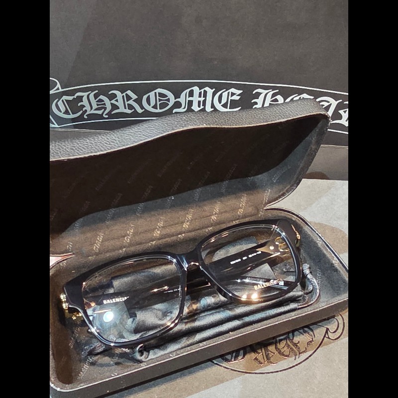 BALENCIAGA 巴黎世家 BB0104O 001 BB Logo黑框眼鏡|精品光學鏡框|杰瑪眼鏡-0