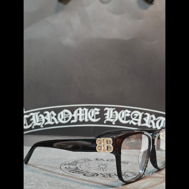 BALENCIAGA 巴黎世家 BB0104O 001 BB Logo黑框眼鏡|精品光學鏡框|杰瑪眼鏡-4