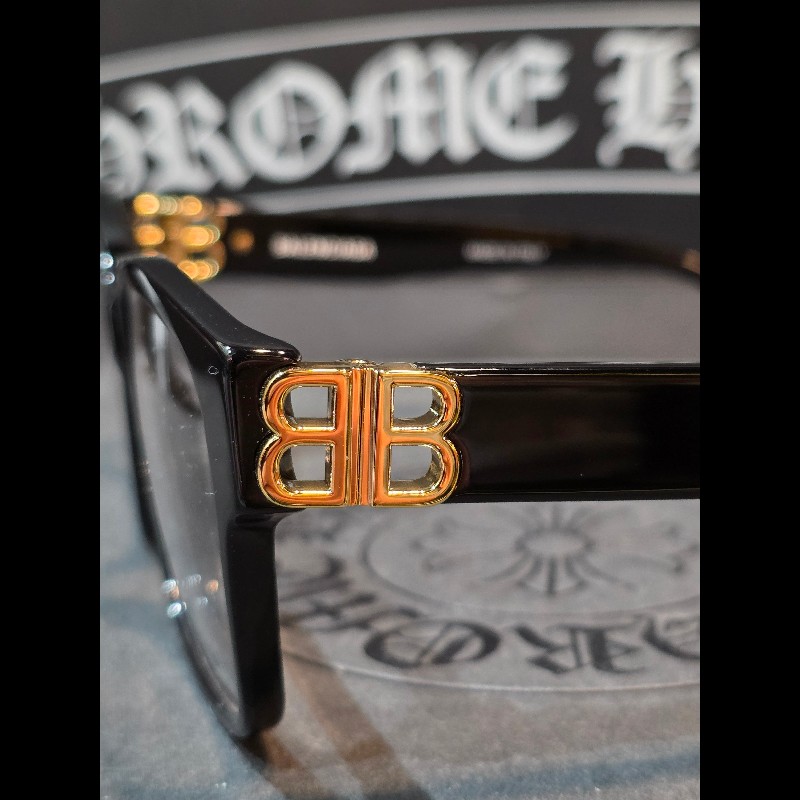 BALENCIAGA 巴黎世家 BB0104O 001 BB Logo黑框眼鏡|精品光學鏡框|杰瑪眼鏡-10