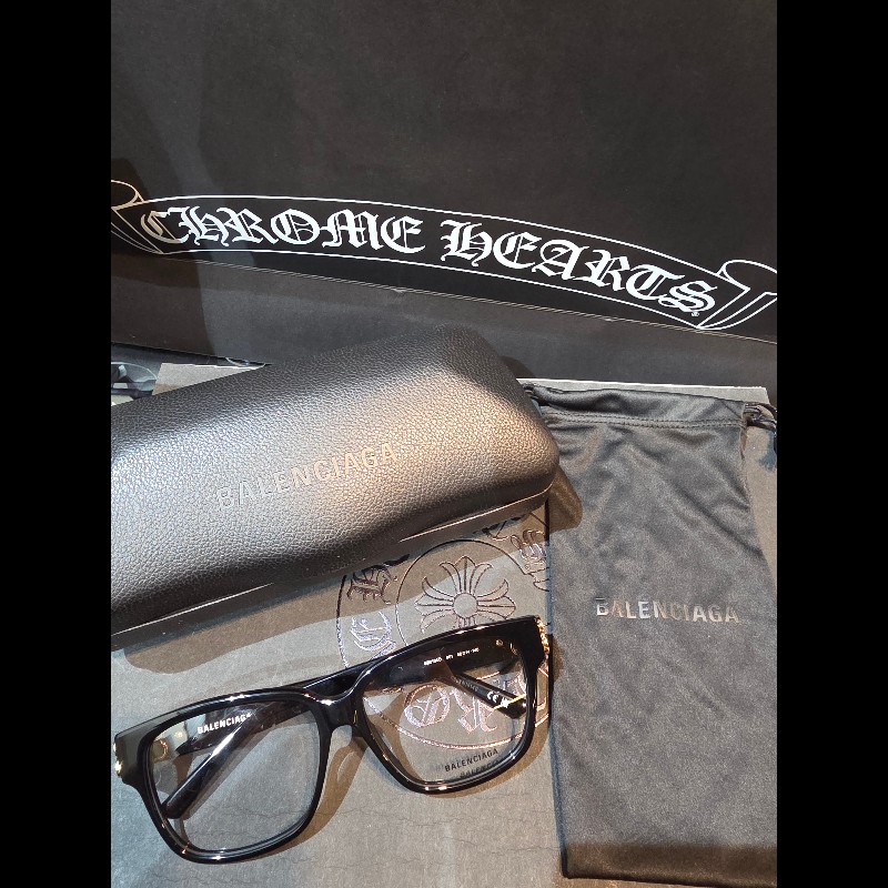 BALENCIAGA 巴黎世家 BB0104O 001 BB Logo黑框眼鏡|精品光學鏡框|杰瑪眼鏡-12