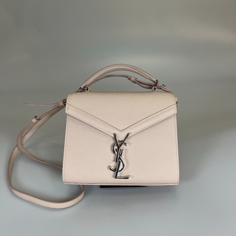 YSL 粉魚子醬Cassamdra兩用肩背包-0