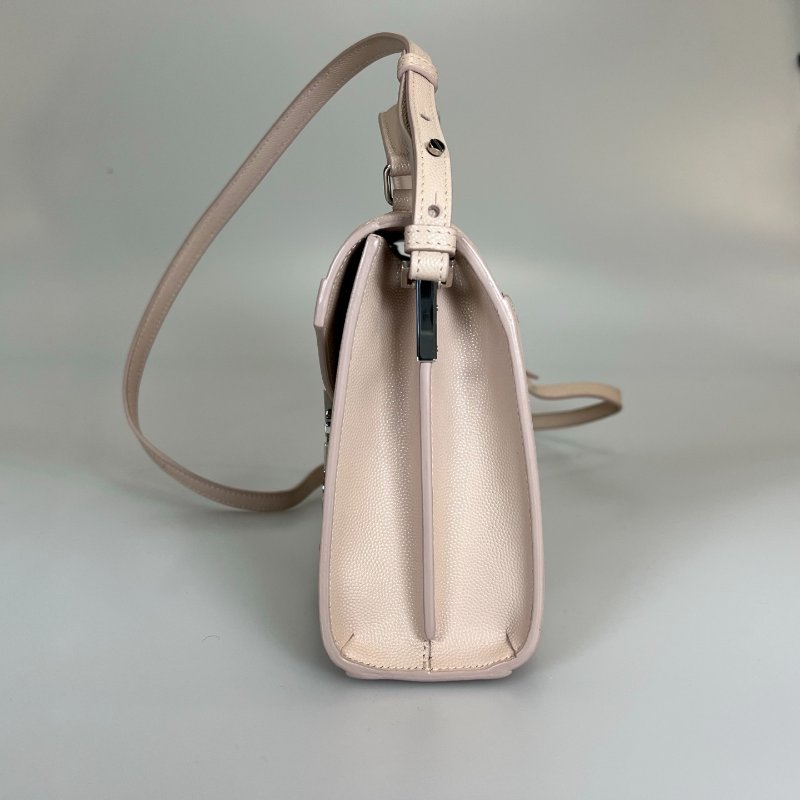 YSL 粉魚子醬Cassamdra兩用肩背包-2