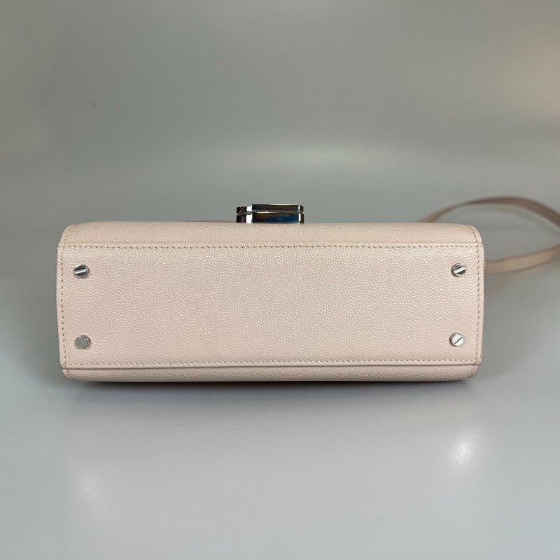 YSL 粉魚子醬Cassamdra兩用肩背包-4