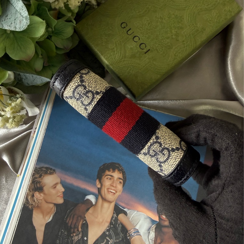 GG Supreme Ophidia卡片小短夾(藍紅)-6