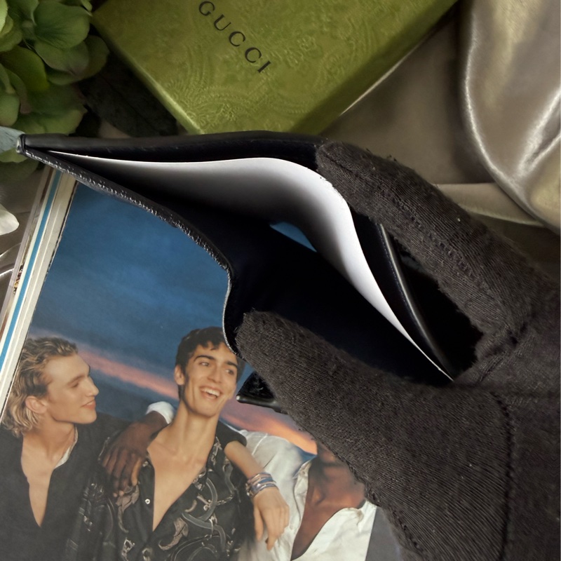 GG Supreme Ophidia卡片小短夾(藍紅)-8