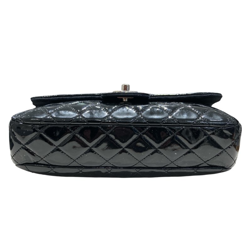 CHANEL 香奈兒 網狀肩背兩用包 漆皮-18