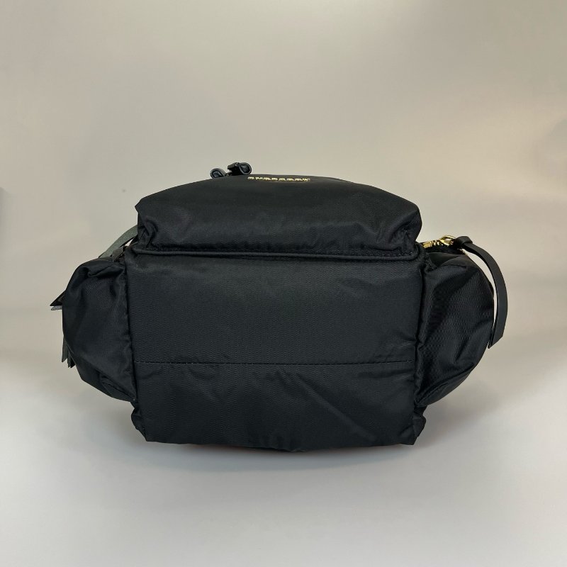 BURBERRY 黑色帆布後背包-4