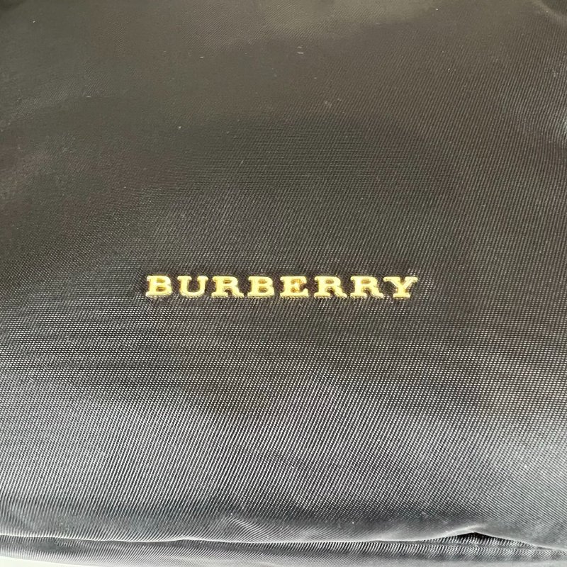 BURBERRY 黑色帆布後背包-10