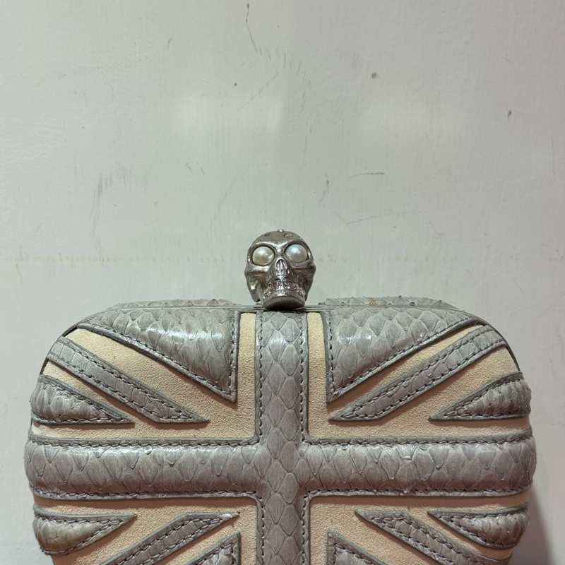 Alexander McQueen 骷髏頭手拿包-0