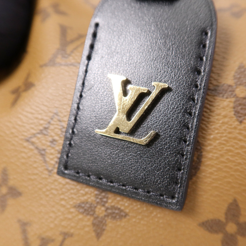 LOUIS VUITTON Monogram Reverse Atlantis BB金扣手挽肩背兩用袋-6