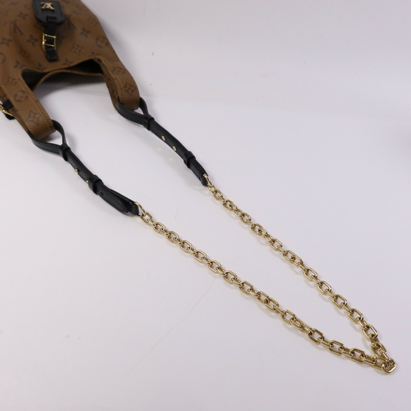 LOUIS VUITTON Monogram Reverse Atlantis BB金扣手挽肩背兩用袋-7