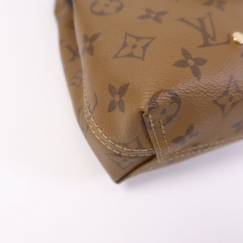 LOUIS VUITTON Monogram Reverse Atlantis BB金扣手挽肩背兩用袋-10