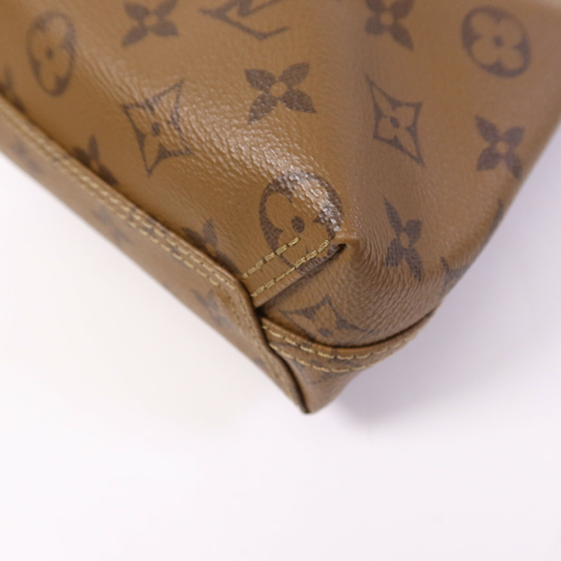 LOUIS VUITTON Monogram Reverse Atlantis BB金扣手挽肩背兩用袋-11