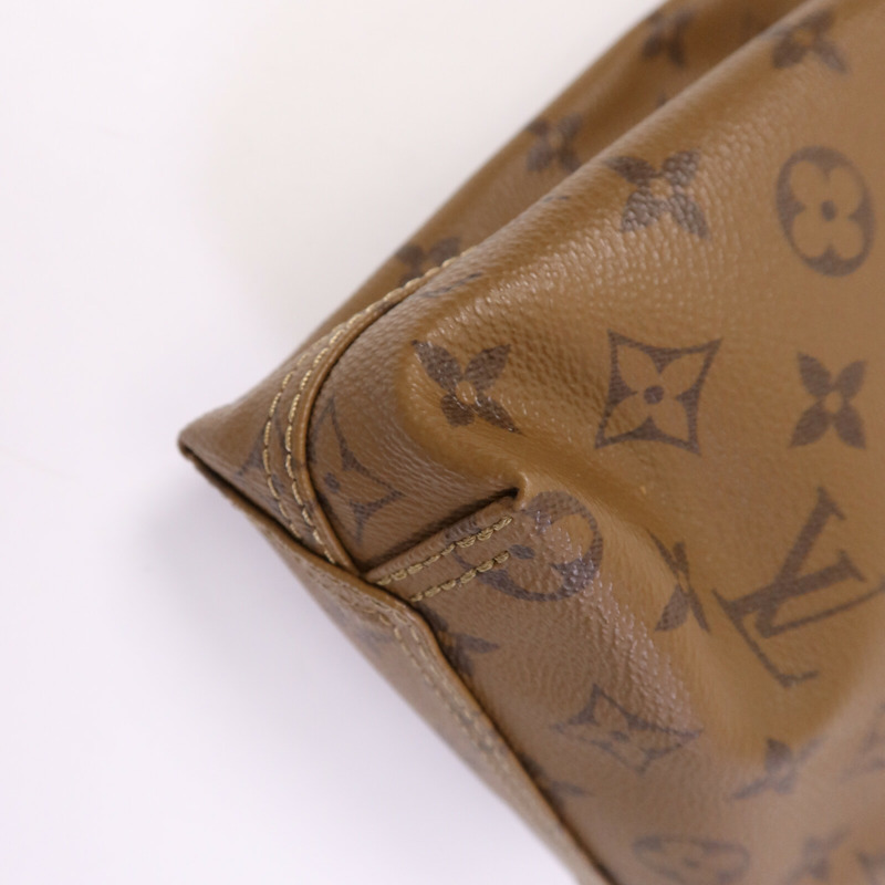 LOUIS VUITTON Monogram Reverse Atlantis BB金扣手挽肩背兩用袋-12