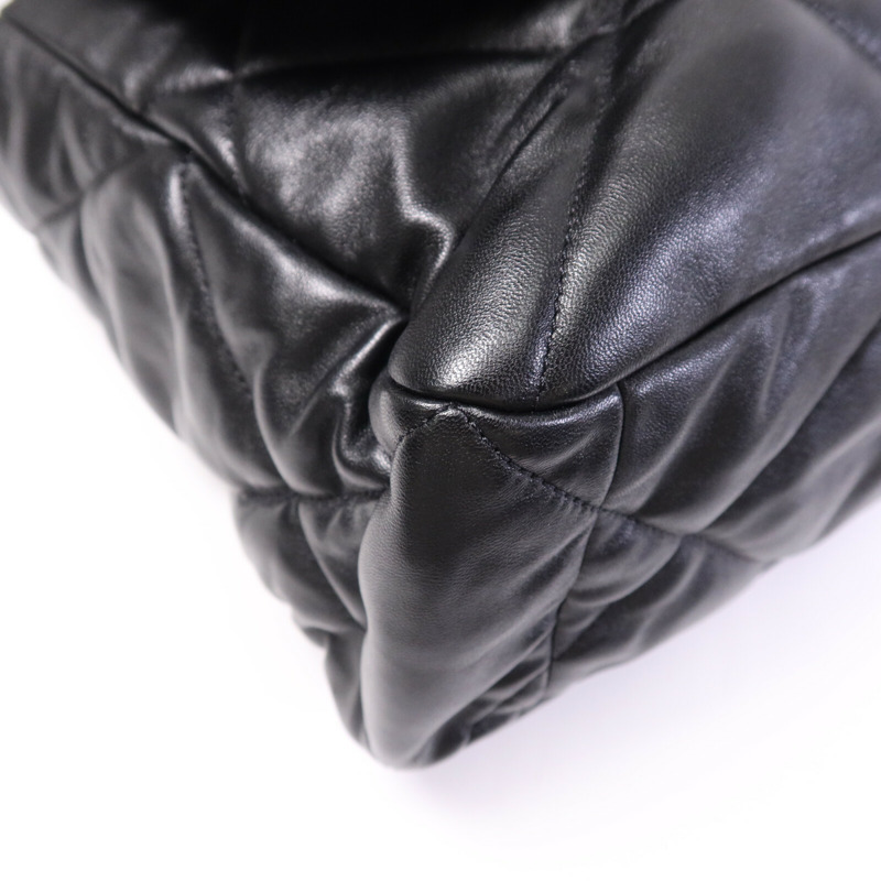 CHANEL 羊皮皮革Chanel 19 Large鏈帶手挽肩背兩用袋-11