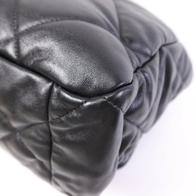 CHANEL 羊皮皮革Chanel 19 Large鏈帶手挽肩背兩用袋-12