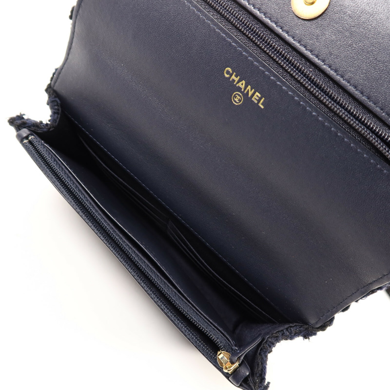 CHANEL Tweed Wallet On Chain手挽肩背兩用袋-4