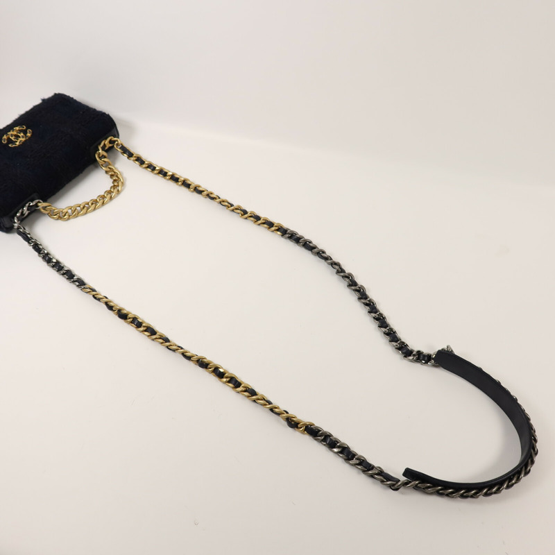 CHANEL Tweed Wallet On Chain手挽肩背兩用袋-8