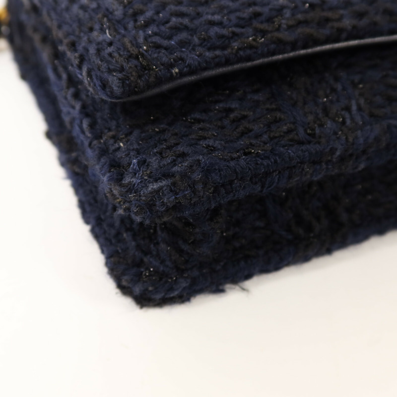 CHANEL Tweed Wallet On Chain手挽肩背兩用袋-11