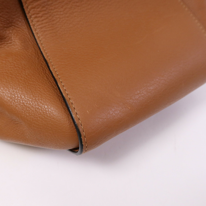 LOEWE 牛皮皮革Hammock銀扣肩背袋-13