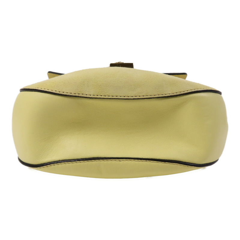 Chloe 麂皮/羊皮皮革Drew金扣鏈帶肩背袋-3