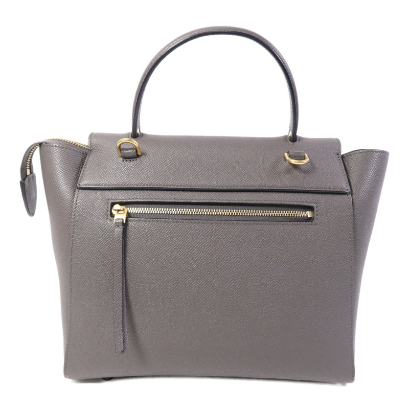 CELINE 牛皮皮革Micro Belt Bag金扣手挽肩背兩用袋-1