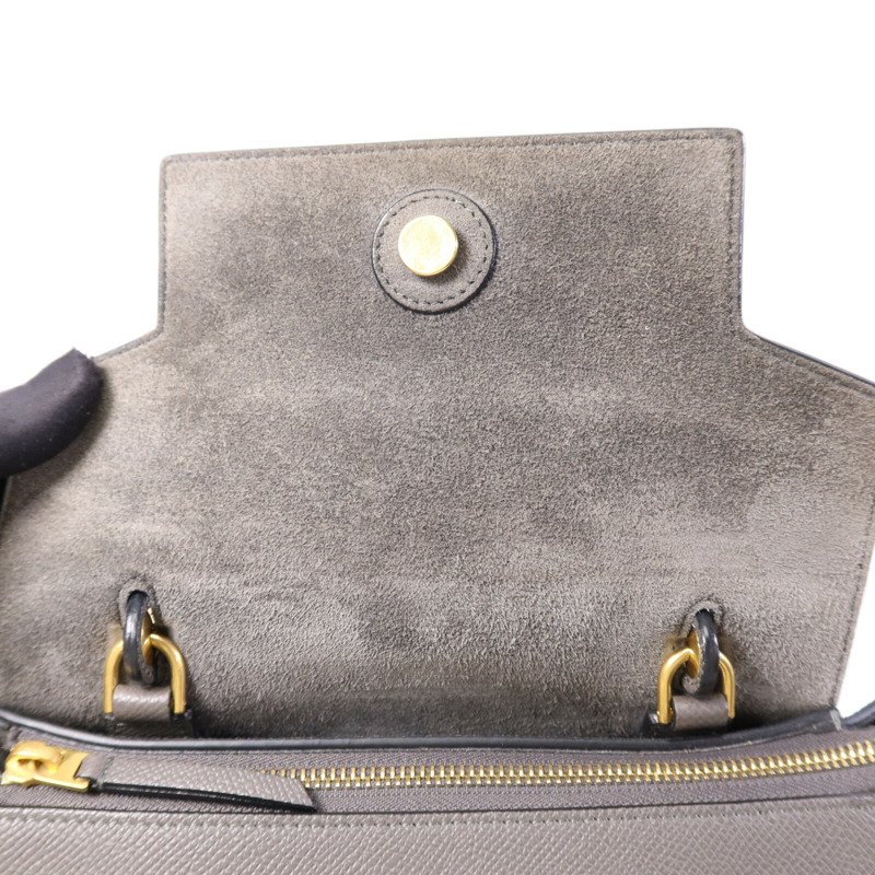 CELINE 牛皮皮革Micro Belt Bag金扣手挽肩背兩用袋-14