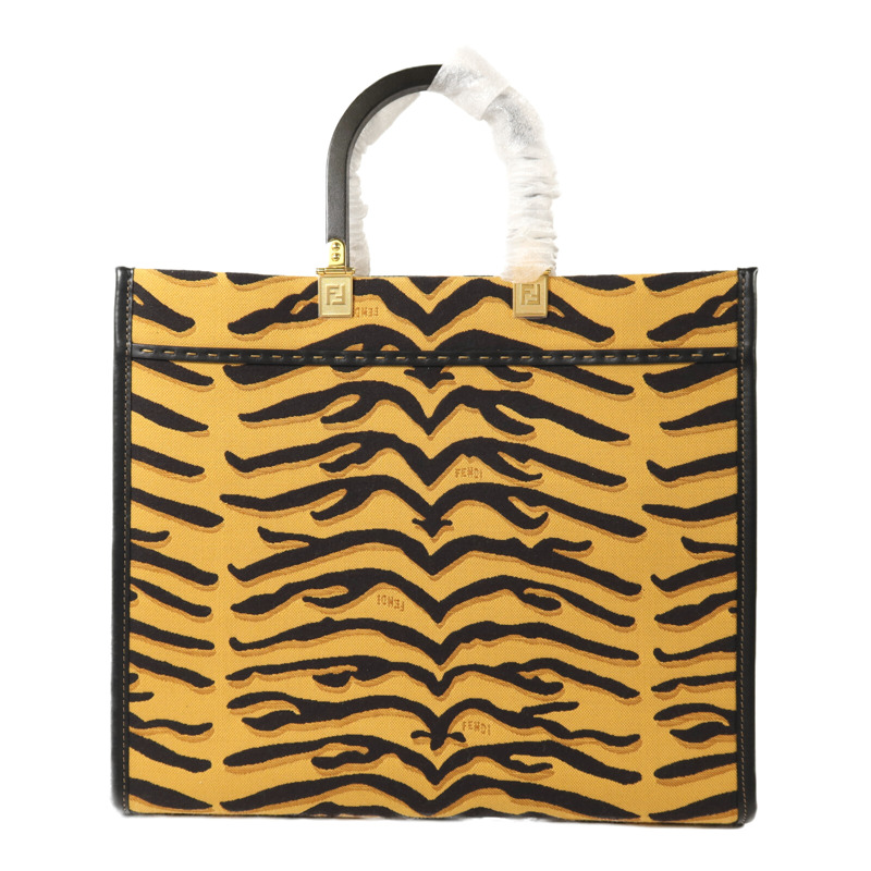 FENDI 帆布Sunshine Medium金扣手挽肩背兩用袋-1