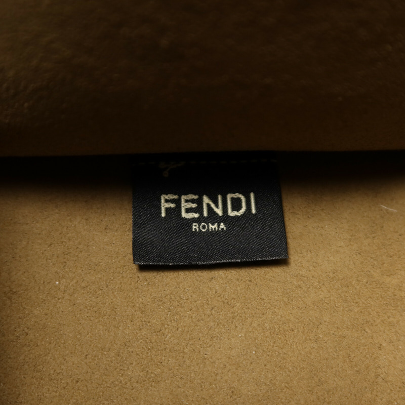 FENDI 帆布Sunshine Medium金扣手挽肩背兩用袋-6