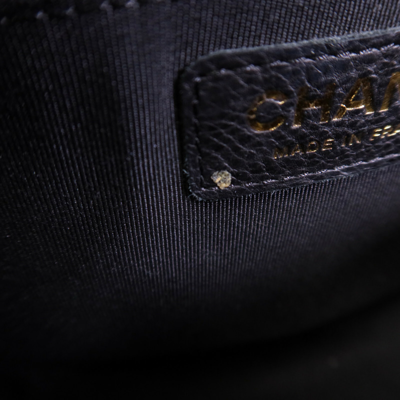 CHANEL 牛皮皮革Boy 25金扣鏈帶肩背袋-14