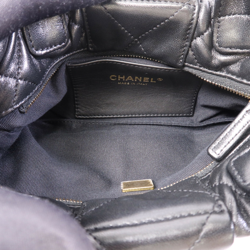CHANEL 羊皮皮革Chain Shoulder Bag金扣鏈帶肩背袋-4