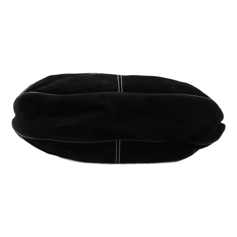 Salvatore Ferragamo 麂皮皮革Shoulder Bag銀扣肩背袋-3