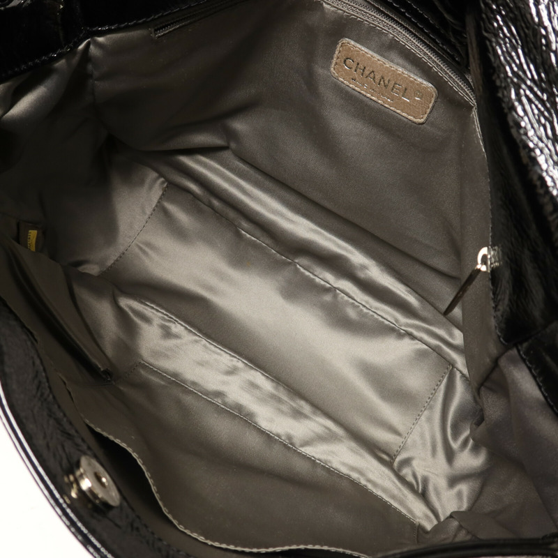 CHANEL 漆皮皮革Shoulder Bag肩背袋-4